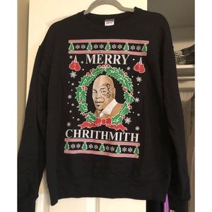 Mike Tyson Tacky Christmas Sweater!